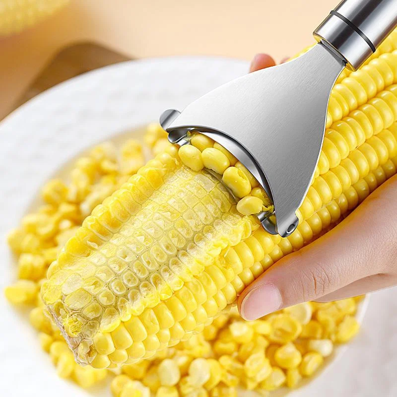 

Stainless Steel Corn Stripper Corns Threshing Device Easy Peeling Corn Kerneler Peeler Corn Separator Fruit & Vegetable Tools