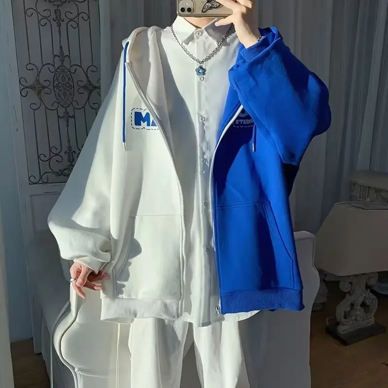 Модная мужская куртка в гонконгском стиле весна 2023 новая свободная повседневная