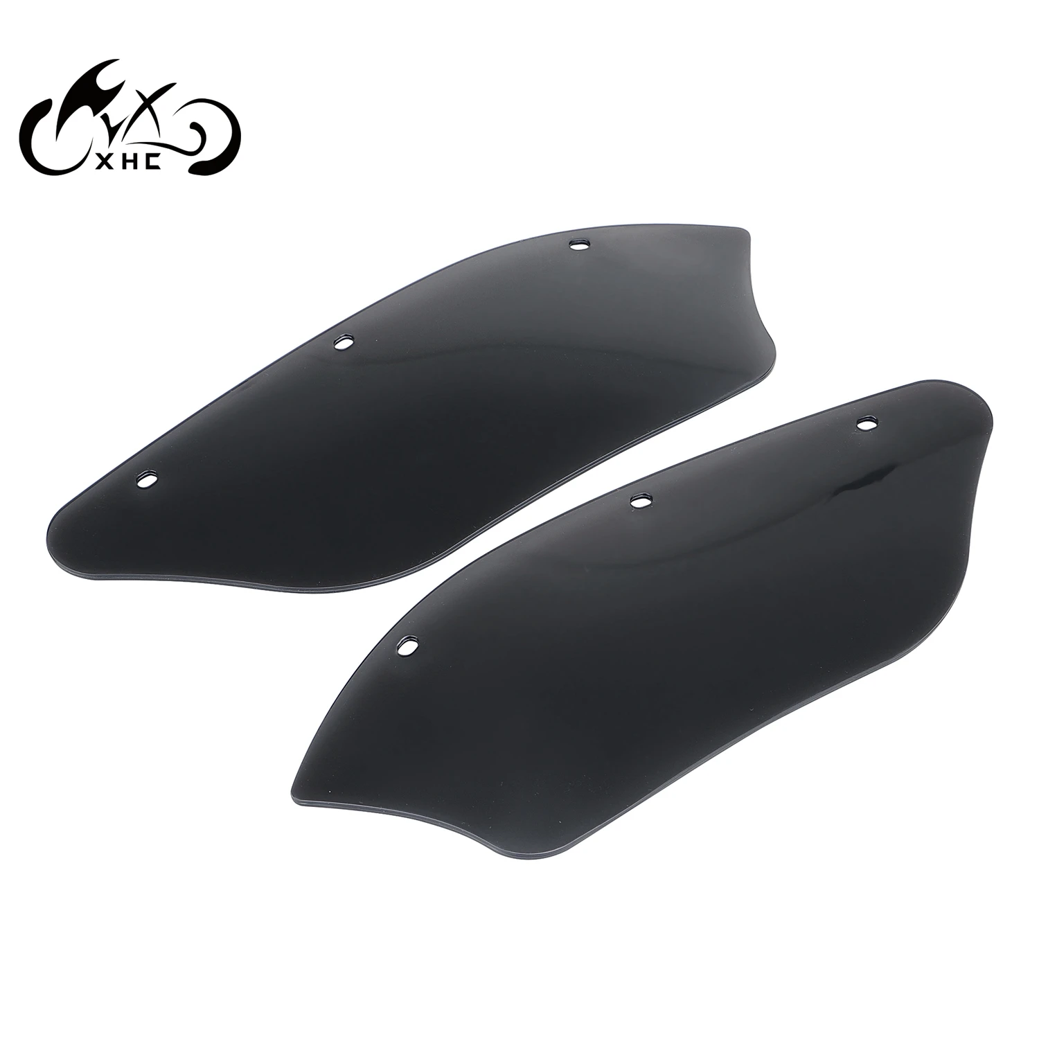 2 шт. ветровые дефлекторы для Harley Dyna Wide Glide FXWG Road King Softail стандарт FXST Honda Shadow Saber 1100 -