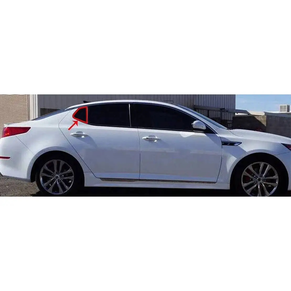 1 пара глянцевых черных заднего бокового окна жалюзи вентиляционная крышка