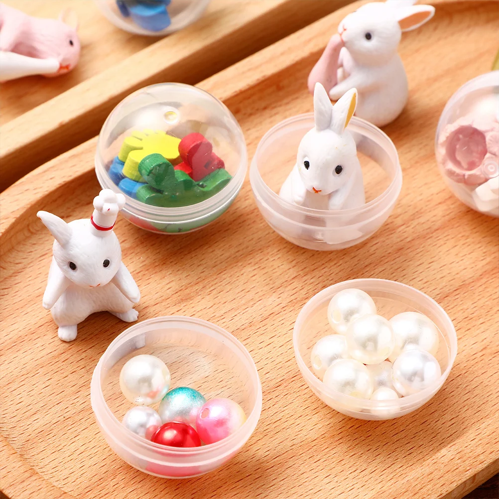 50 шт. ящик для жевательных яиц машина наполнения капсул контейнер игрушек пустой