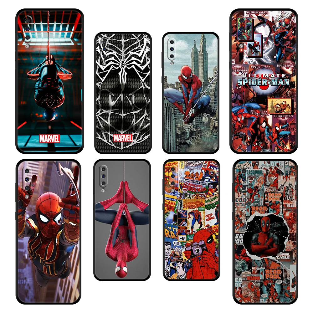 

Spiderman Marvel Movie Case Cover for Samsung Galaxy A02s A50s A12 A21s A30 A70s A20 A11 A03 A23 A03s A01 TPU Back Black
