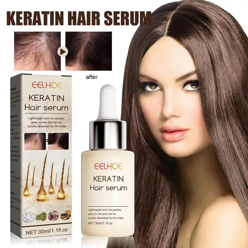 

Эссенция для роста волос, 1,1 унции, Натуральное эфирное масло плотности волос, экстракт семян мунг, для женщин и мужчин, продукты для роста ко...