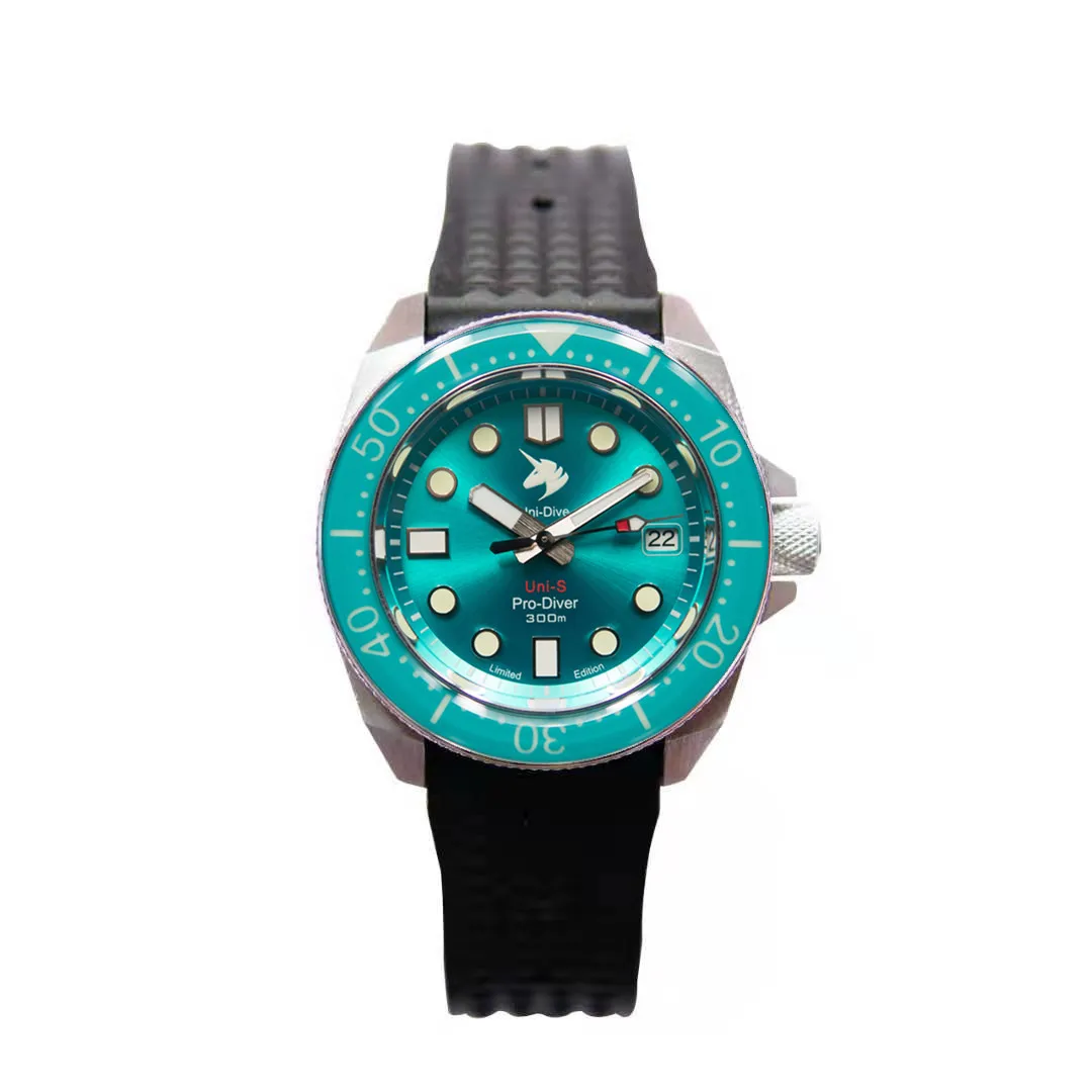 

7000 aluminum alloy sapphire crystal automatic mechanical watch men's retro