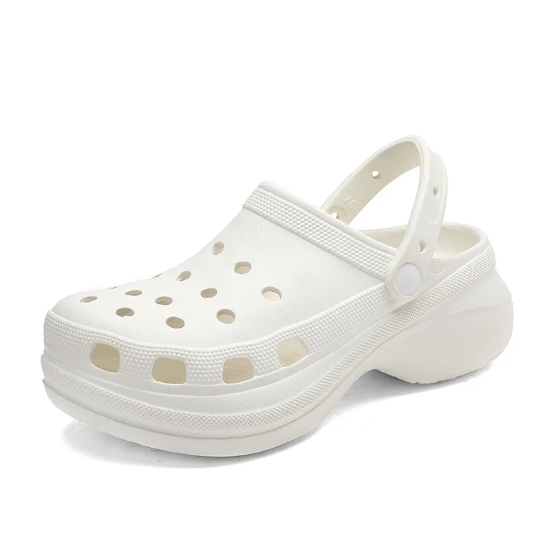

Summer Women Clogs Quick Dry Wedges Platform Garden Shoes Beach Sandals Home Slippers Thick Sole Increased Flip Flops for Women