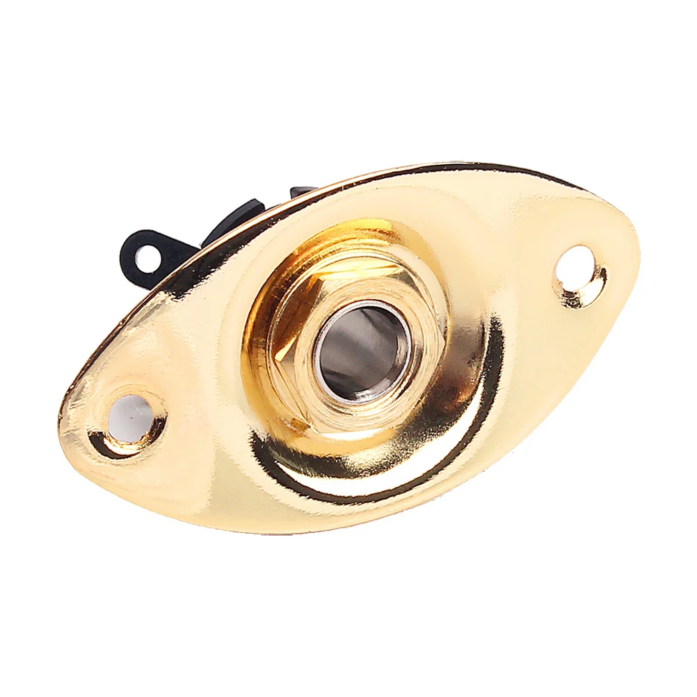 

Jack Guitar Input Electric Connector Panel Mono Jacks Cylinderelectrosocket Socket Plug Dented Output Loaded Mount
