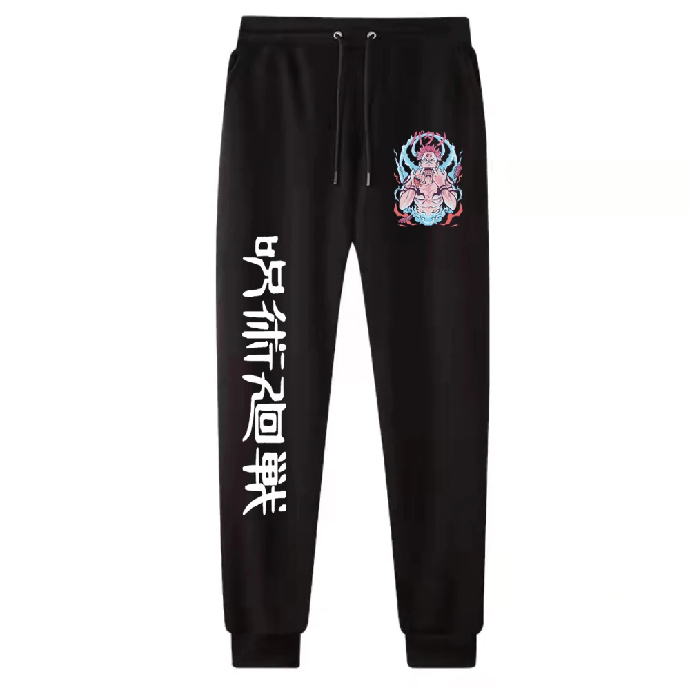 

Модные брюки аниме juютсу Kaisen Sukuna, повседневные мужские и женские спортивные брюки