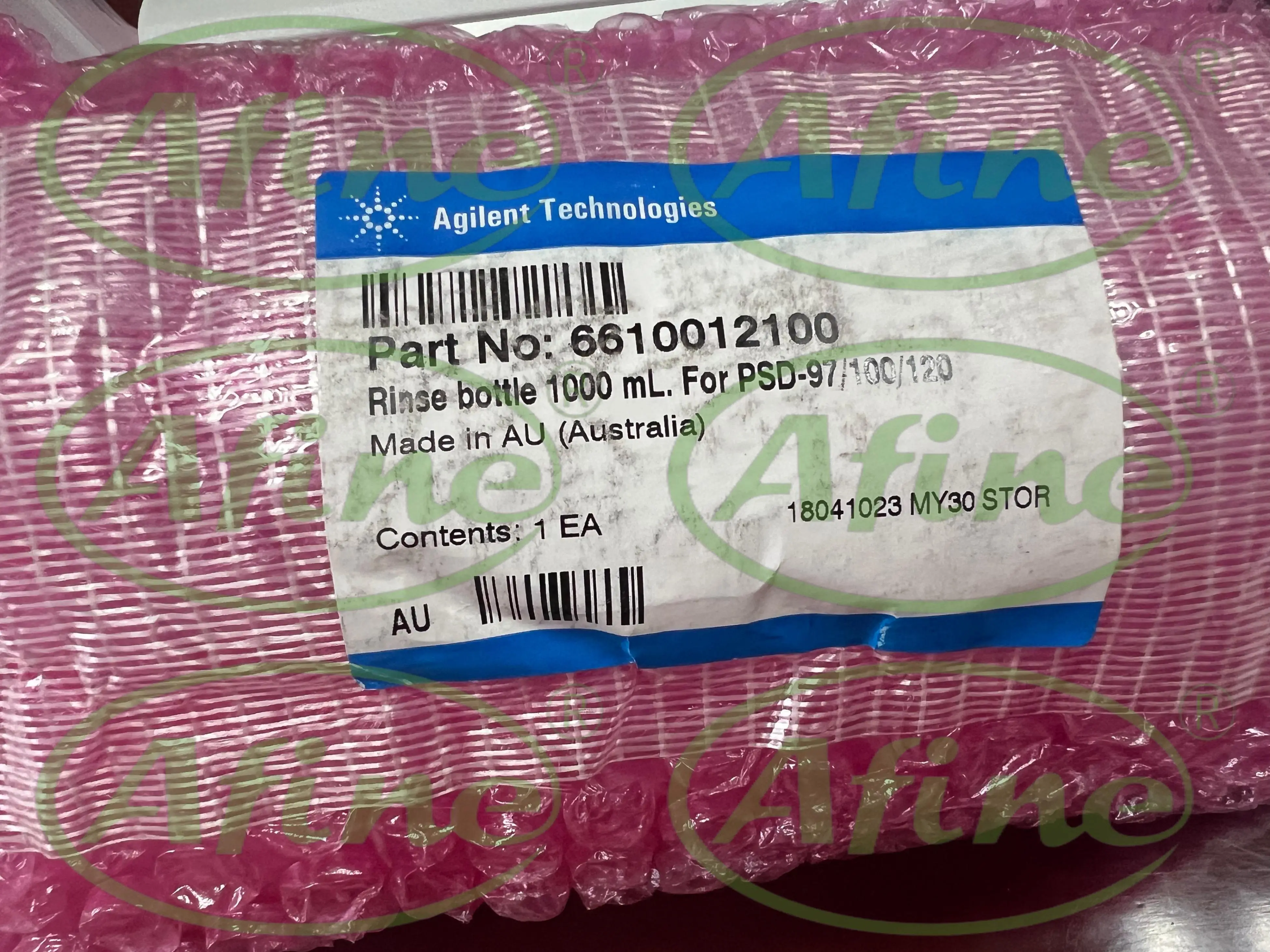 Бутылочка для полоскания Nalgene AFINE Agilent 1000 мл 6610012100 Программируемый диспенсер