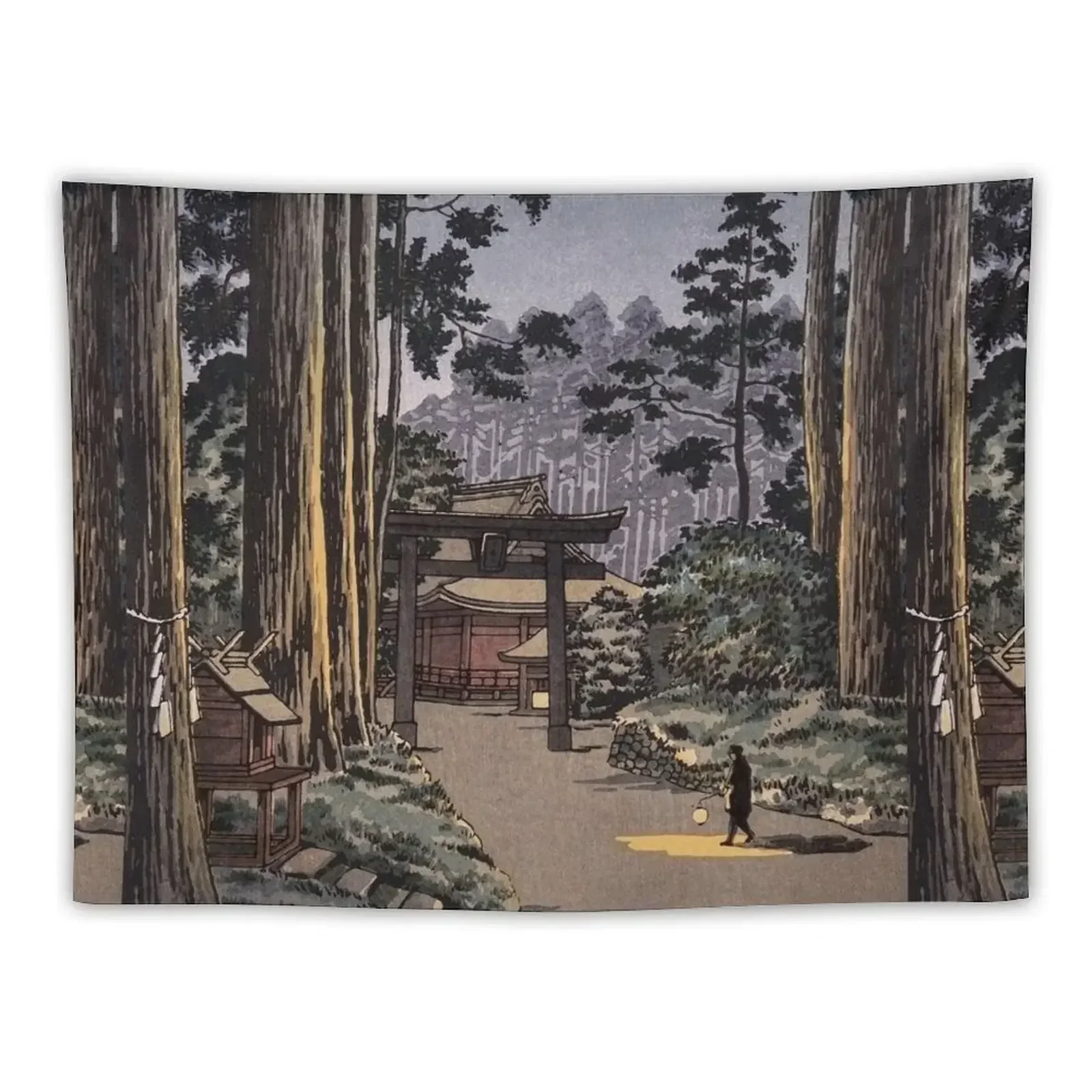 Nikko Futarasan Temple от Tsuchiya Koitsu Гобелен Открытый Декор Корейский Комнаты Спальни