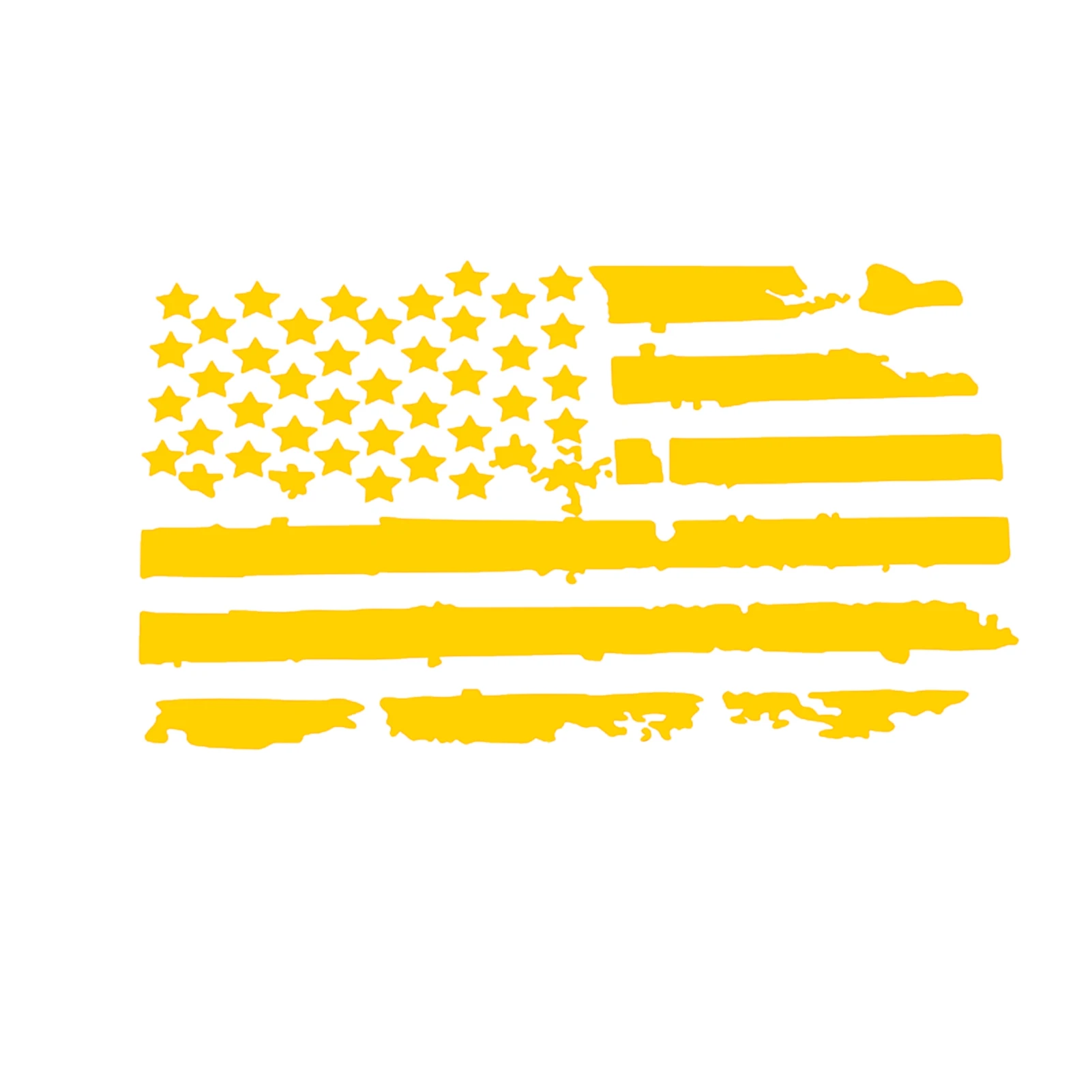 

Window Truck Hood Auto SUV Side Door Patriotic American Flag Universal Distressed Decal Waterproof Stripe Car Sticker Windshield