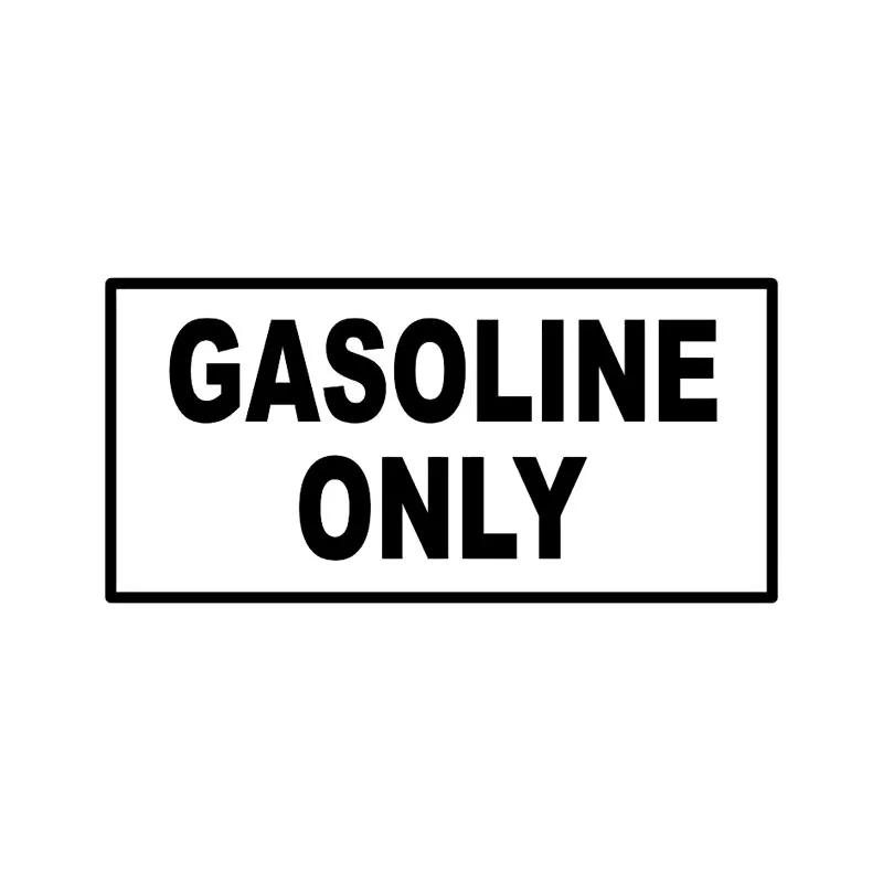 LYKX наклейка только на бензин топливо автомобиль автомобили мотоциклы внешние