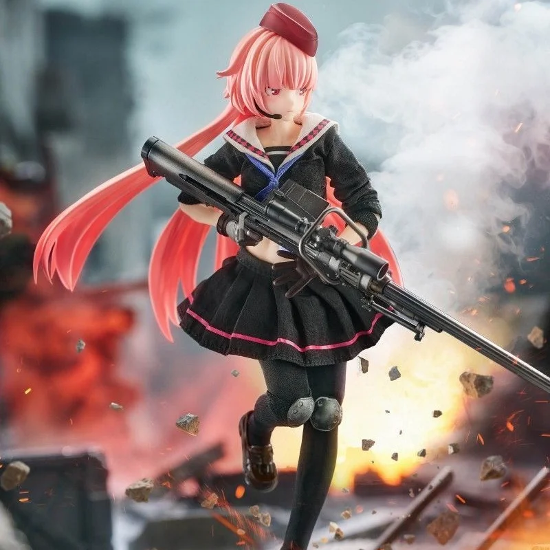 Фото Фигурка Хасуки 1/12 Ntw-20 Aerotek Girls Frontline Pa011, коллекционная аниме-фигурка со сменными аксессуарами. №3