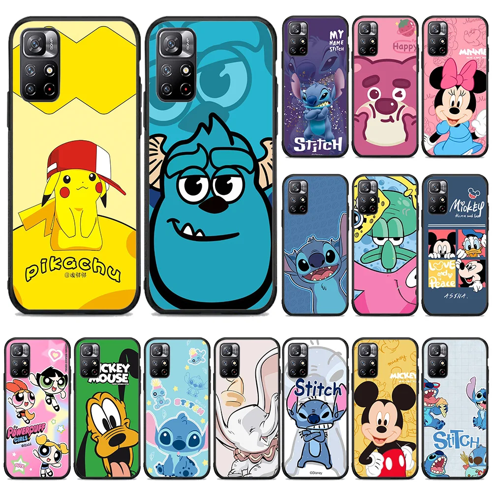 B-62 Новый черный чехол с рисунком для Infinix Tecno Smart Pova POP 5 LTE 8 9 4 7 2 6 Pro 5G ITEL S23