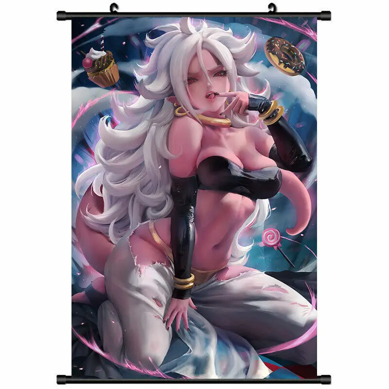 

Android 21 Anime Girl Poster Wall Scroll Manga Picture Canvas Print Room Decor Canvas Painting Room Decor Gifts