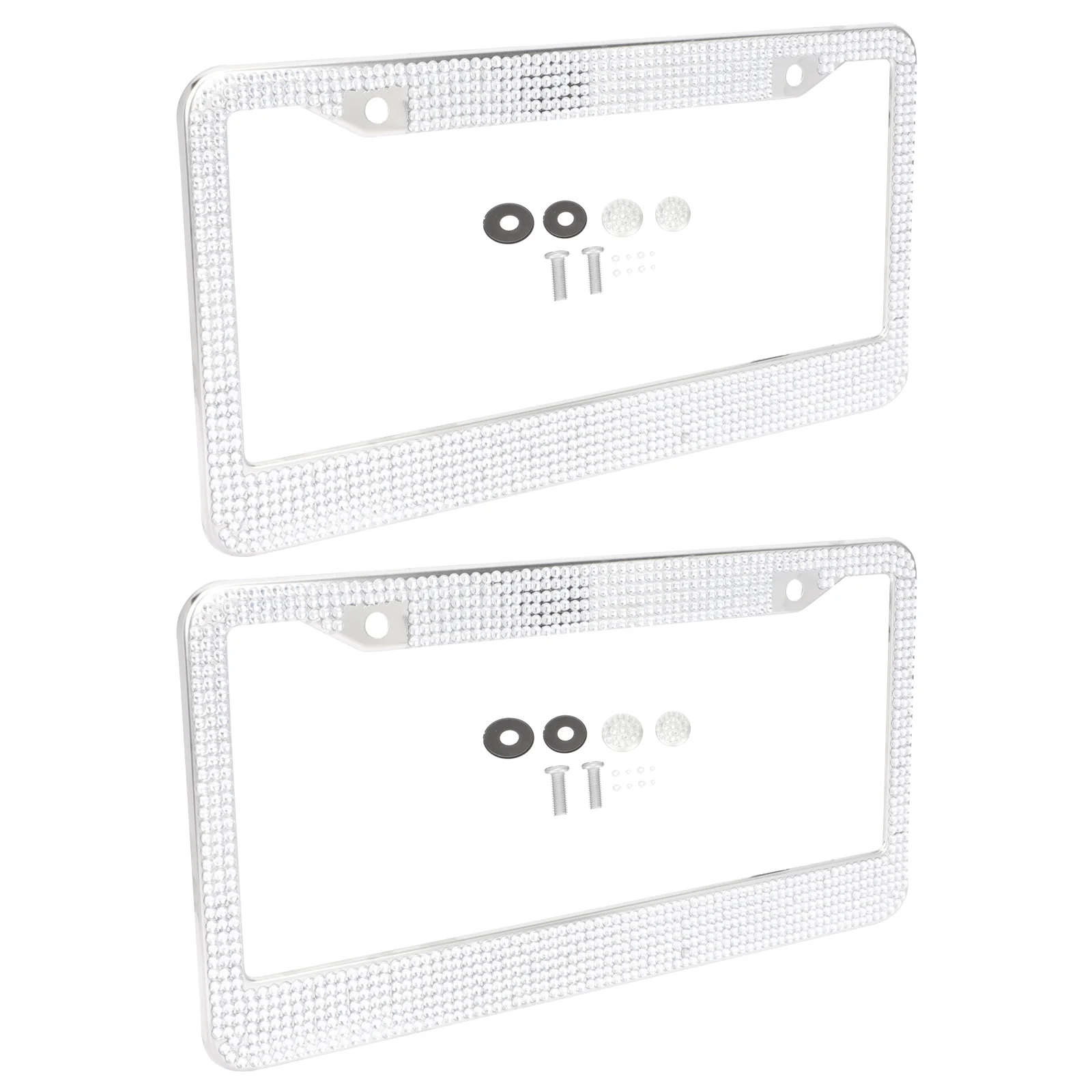 

License Plate Holder Sparkly Frame Frames Covers Licenses for Women Holders Cars