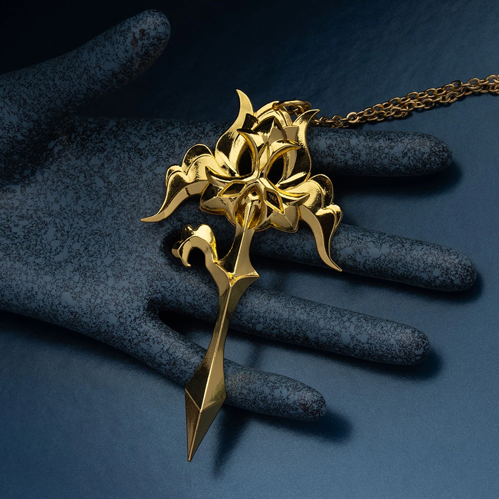 

Anime Honkai Star Rail Necklace Luocha Crosses Bracelets Cosplay Game Character Alloy Pendant Jewelry Accessories