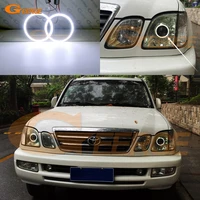 for toyota land cruiser cygnus 2005 2006 2007 japan excellent ultra bright cob led angel eyes halo rings day light car styling