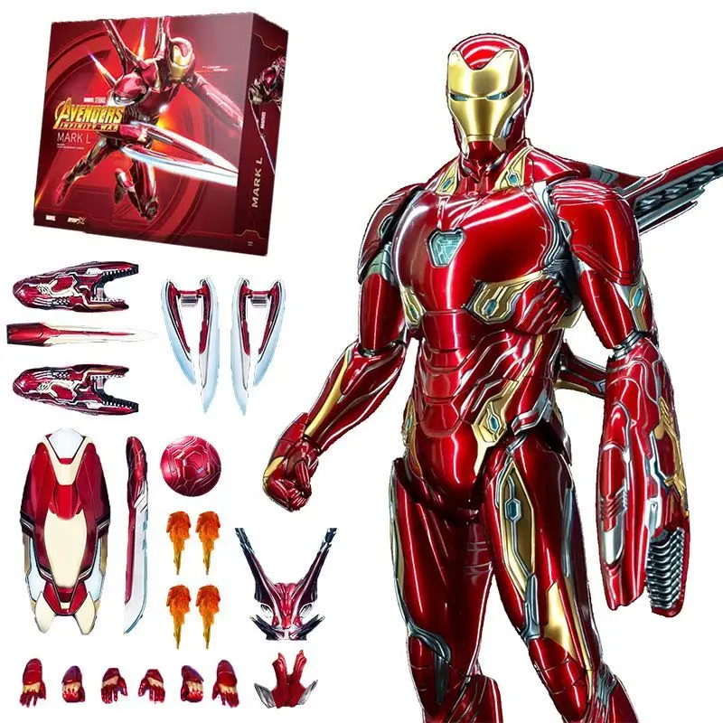 

Disney Movie Deluxe Edition Iron Man Hand MK50 Genuine 10th Anniversary Collection New Alloy Toys Children's Peripheral Gifts