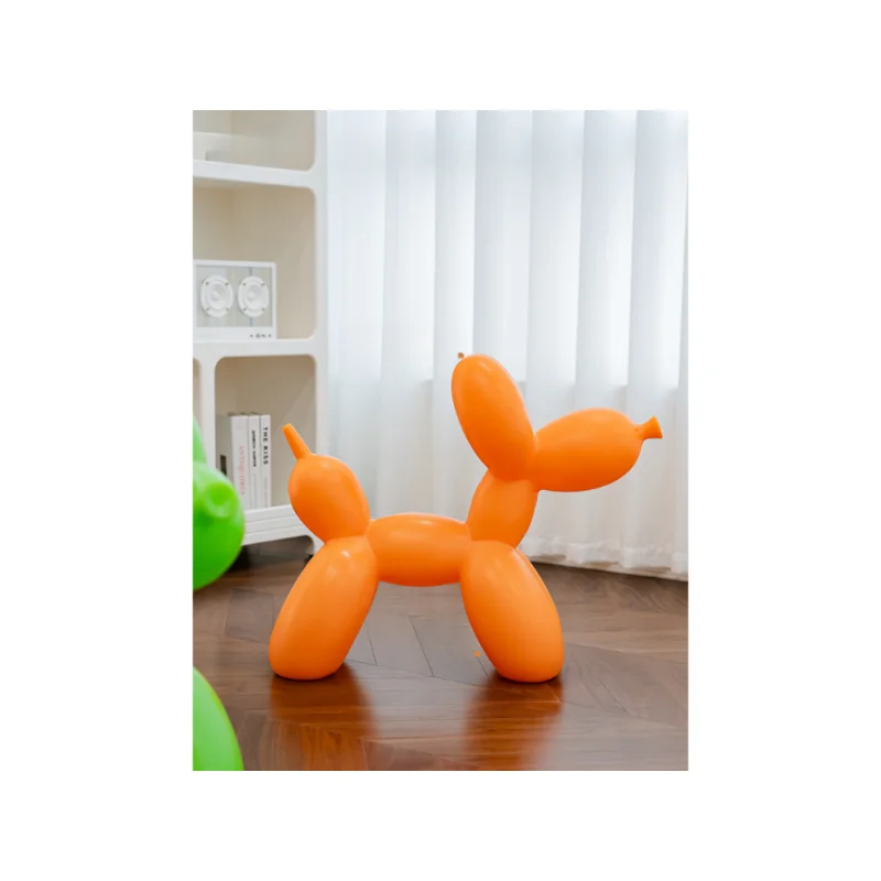 

Nordic Creative Balloon Dog Low Stool Home Cartoon Children Chair Kindergarten Animal Seat Designer Puppy