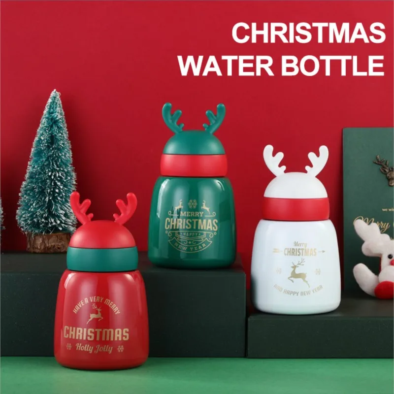 

Рождественский термос, бутылки для воды, кружка из нержавеющей стали, кружка для кофе, молока, чая, изолированная чашка, спортивные дорожные ...