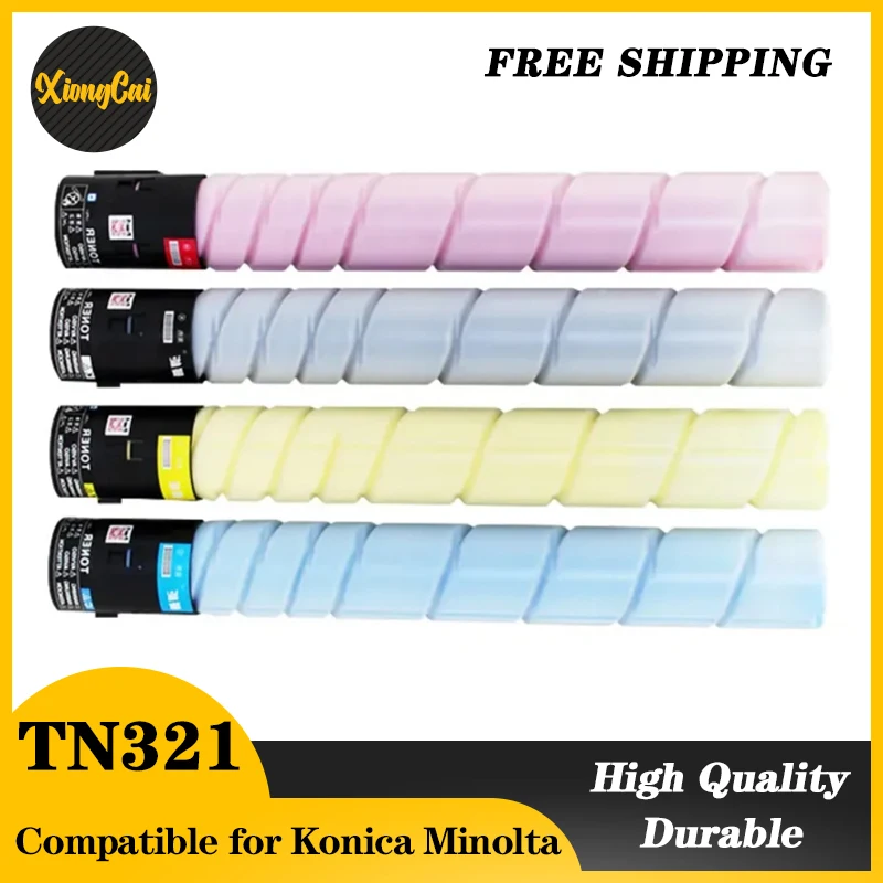 Цветной тонер-картридж TN321 TN220 совместимый с Bizhub C224 C284 C364 C7822 C7828 для Konica Minolta Powder 224