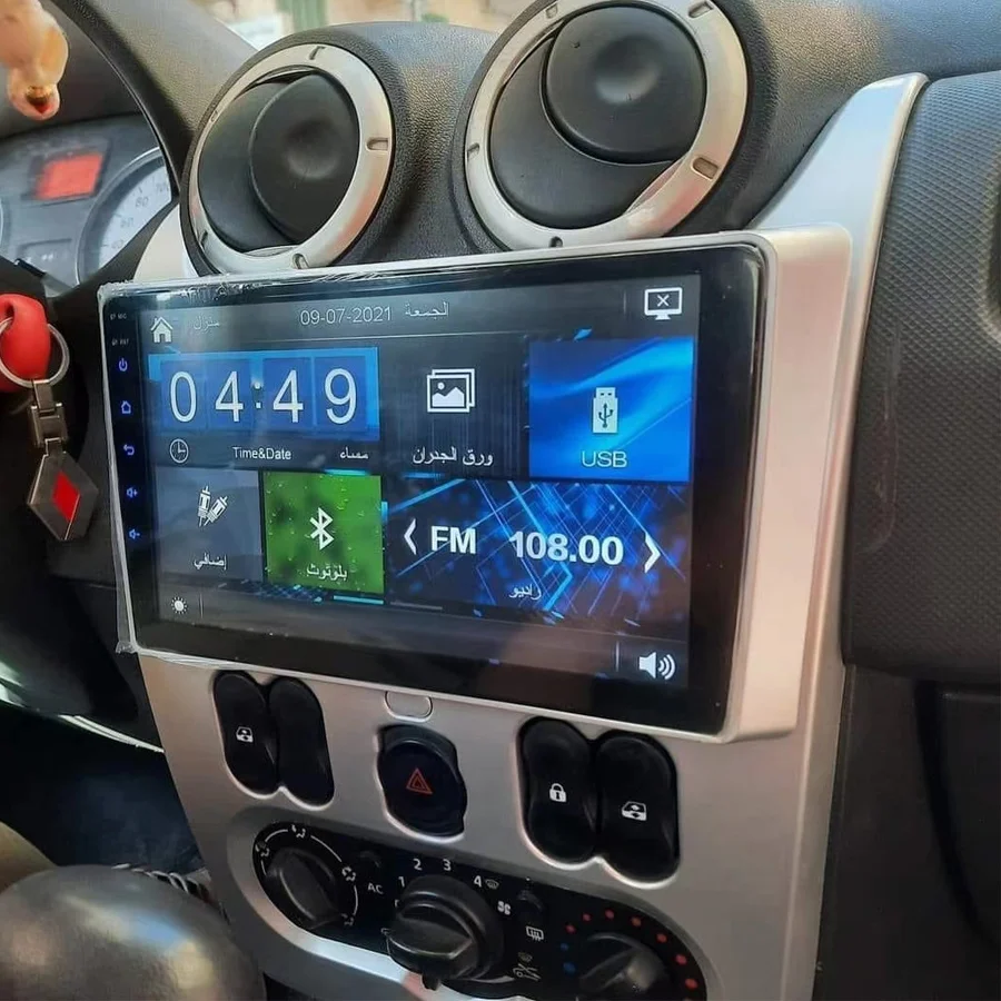 

Автомагнитола 2 din, 9 дюймов, мультимедийный видеоплеер, GPS-навигация для Renault Logan, Android, стерео, Carplay, Wi-Fi, 4G, головное устройство