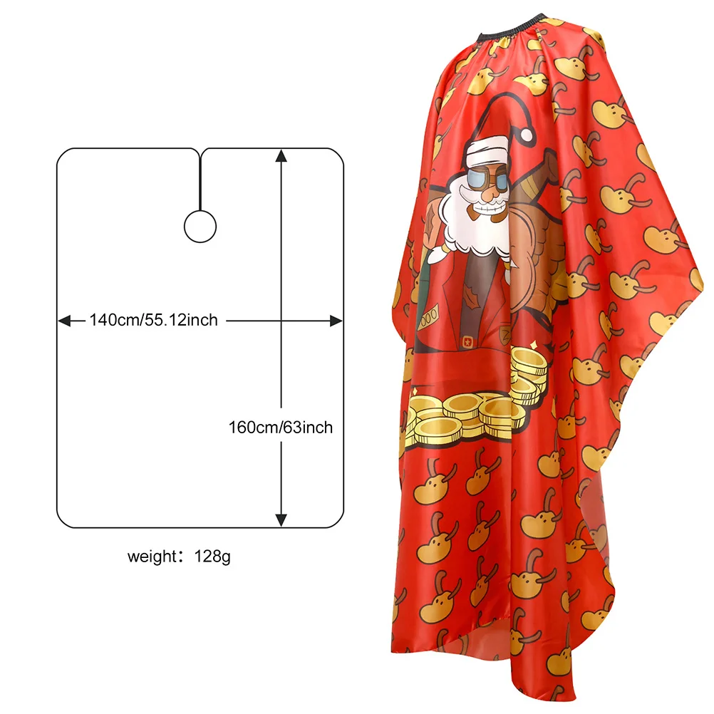 Парикмахерская ткань рождественская накидка декоративная для женщин
