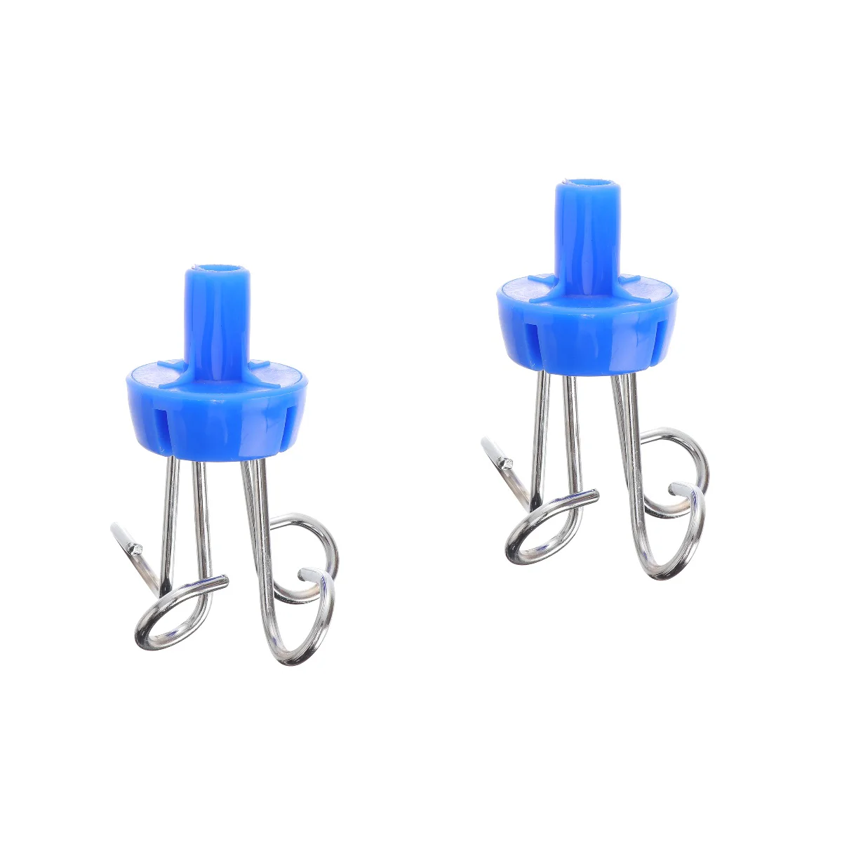 

2 Pack IV Pole Hook Steel Infusion Stand Rack Hanger Portable Part Stainless