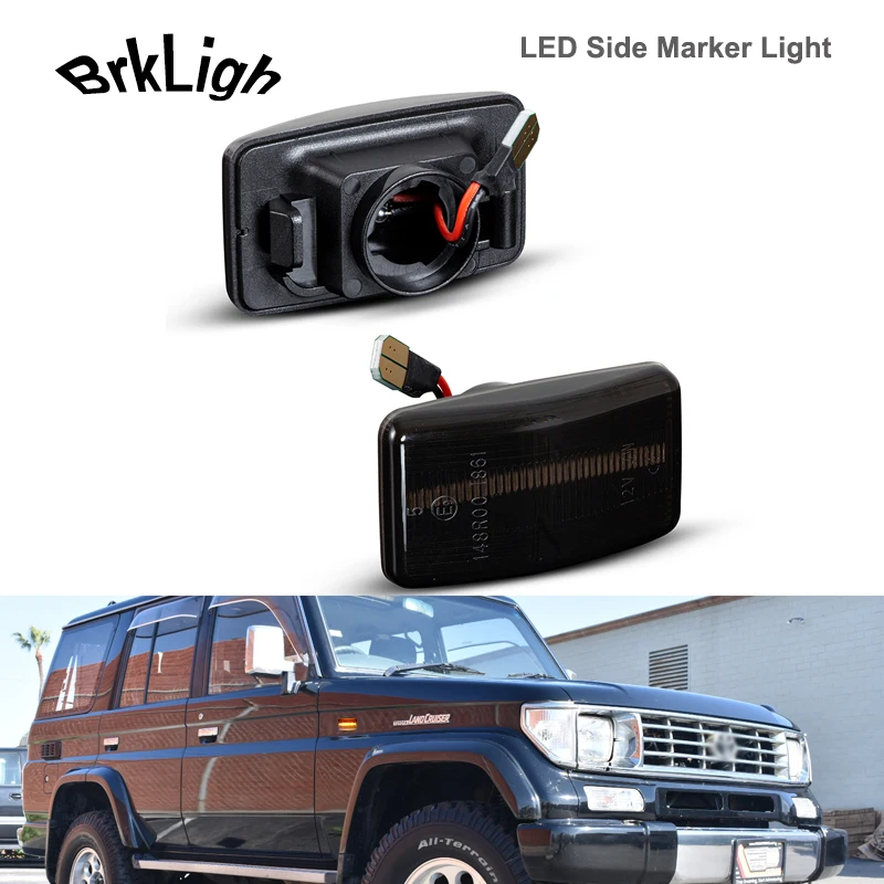 

Canbus For Toyota Land Crusier FJ80 HDJ80 HZJ80 FZJ80 Corolla Wangon Lexus LS400 LED Dynamic Side Marker Light Turn Signal Lamps