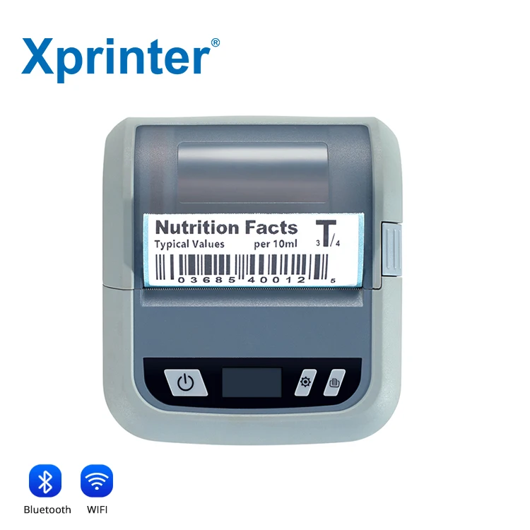 Фото Портативный принтер чеков Xprinter XP-P323B, устройство для печати этикеток, бесчернильный принтер с LED-экраном и поддержкой различных команд №5