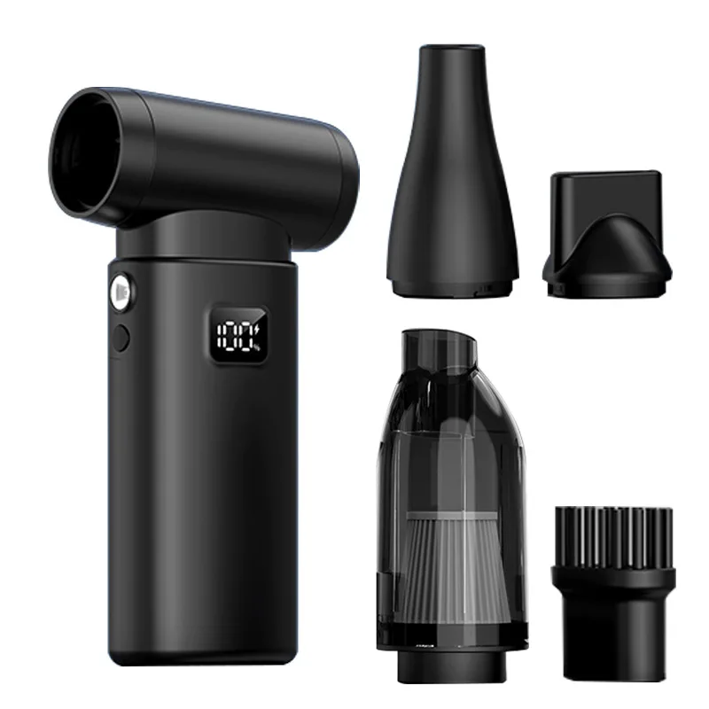 Мини-турбоструйный вентилятор, 800000 об/мин, электрическая воздушная тряпка с легкой воздуходувкой, ручной канальный вентилятор для клавиатуры компьютера, автомобиля на открытом воздухе, дома