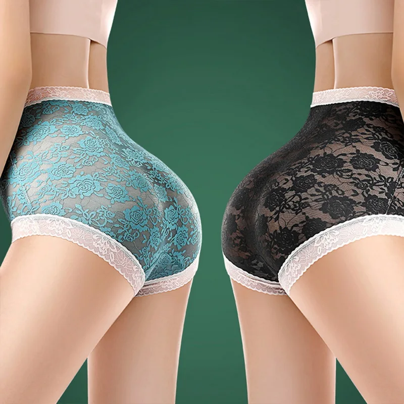 Женские Бесшовные тренировочные Трусики с высокой талией утягивающие живот