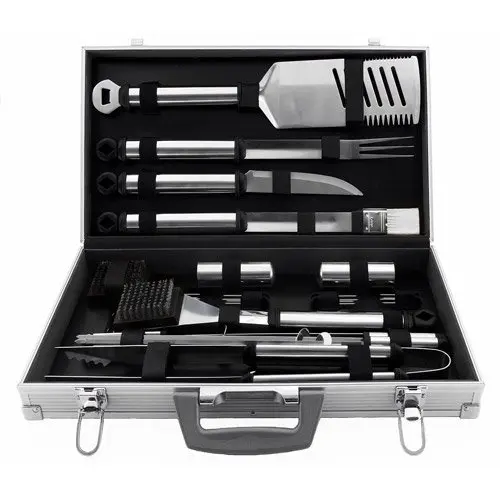 

Mr. Bar-B-Q 21-Piece BBQ Grill Tool Set, Aluminum Case