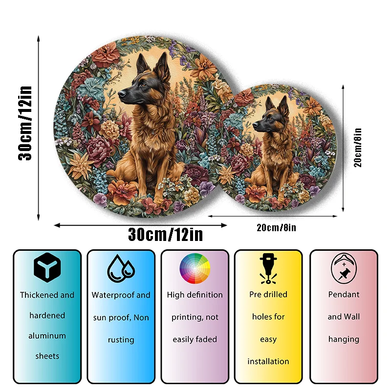 Индивидуальные украшения для домашних животных в виде немецкой овчарки
