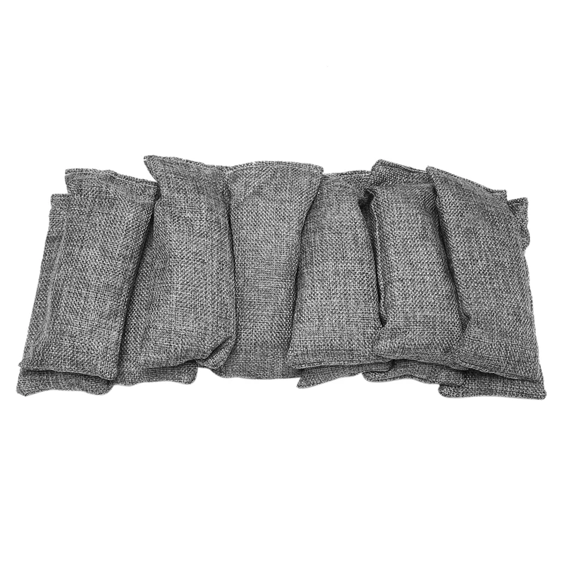 

12 Packs Each Mini Bamboo Charcoal Bags Natural Air Purifier, Shoe Deodorizer And Odor Eliminator (Pack Of 12 Bags)