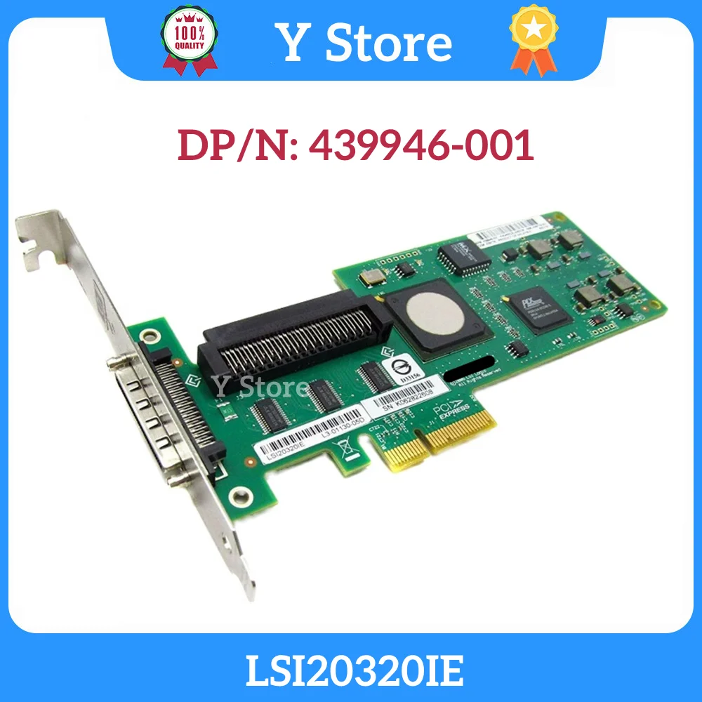 

Y Store LSI Logic SCSI LVD/SE Controller PCI Express x4 LSI20320IE 439946-001 439776-001 Tested Fast Ship