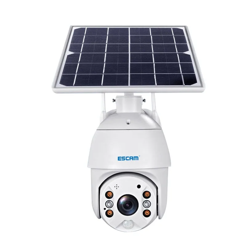 

ESCAM QF280 1080p Wifi Version Shell Solar Security Camera Outdoor Surveillance Waterproof CCTV Camera Smart Home Two-way Voice