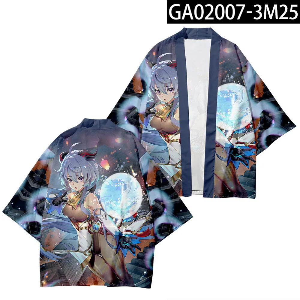

Newly Design Genshin Impact Ganyu Kimonos Haori Kaedehara Kazuha Klee Hutao Keqing Cosplay Costume Tops Cloak Shirt Unisex