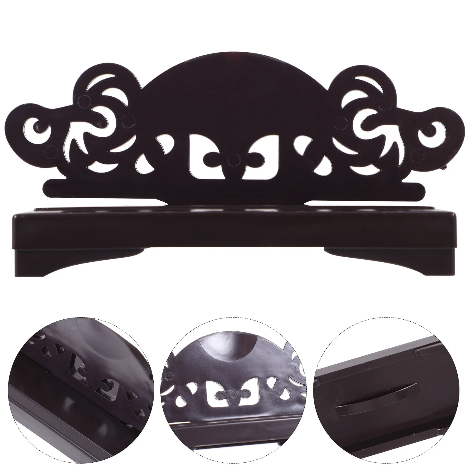

Creative Folding Fan Stand Plastic Round Fan Display Base Decorative Hand Fan Holder