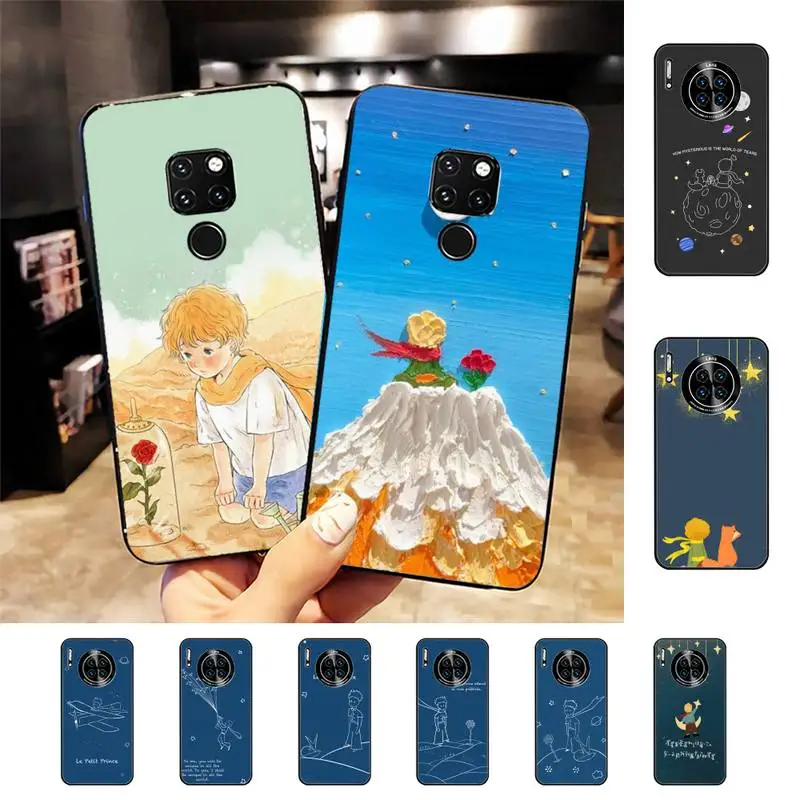 

The Little Prince Starry Sky Phone Case for Samsung S20 lite S21 S10 S9 plus for Redmi Note8 9pro for Huawei Y6 cover