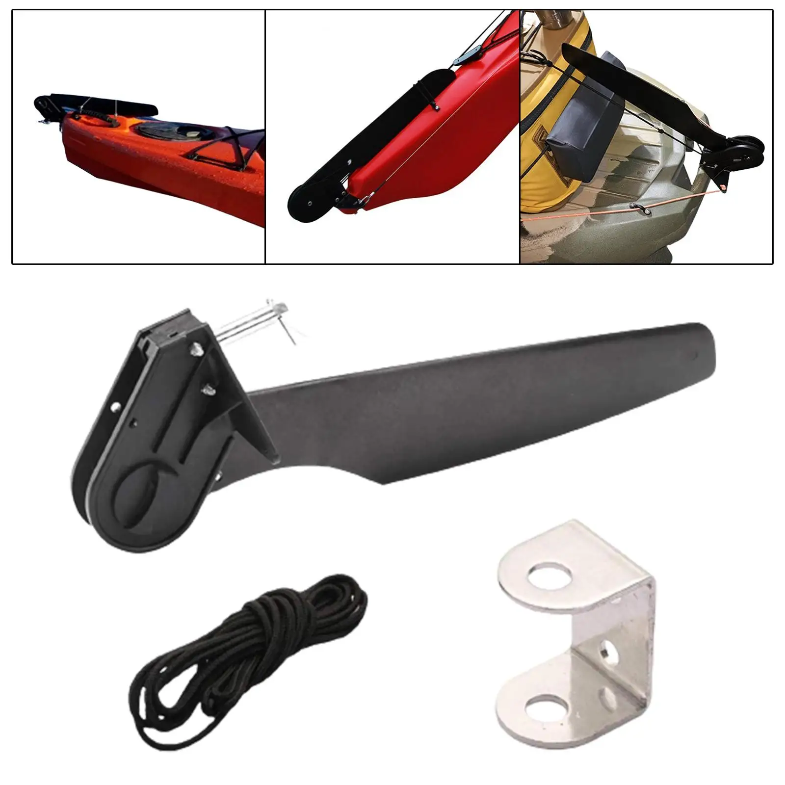 

Kayak Rudder with Control Line Rudder Canoe Rudder Replacement