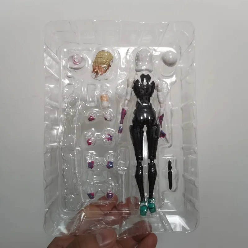 Новый Marvel Spider-Man Into the Spider-Verse Gwen Stacy Joint mobility Фигурки ПВХ Модель Статуя Игрушки