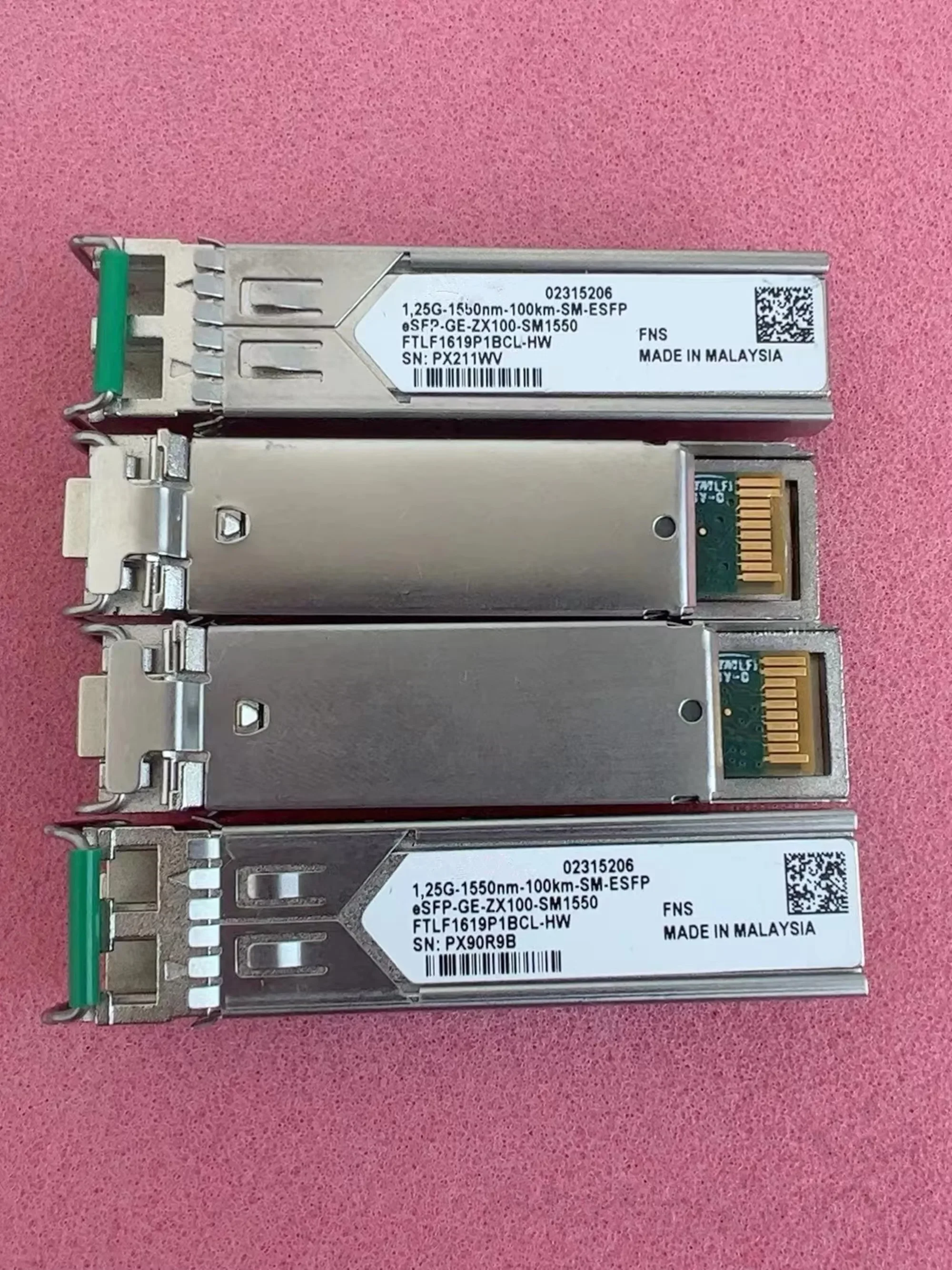 Фото Переходник 1550NM 1,25 ГБ 100 км 34060295 02315206 FTLF1619P1BCL-HW 1,25G-1550NM-100KM-SM-ESFP 100 км 1,25G ESFP №2