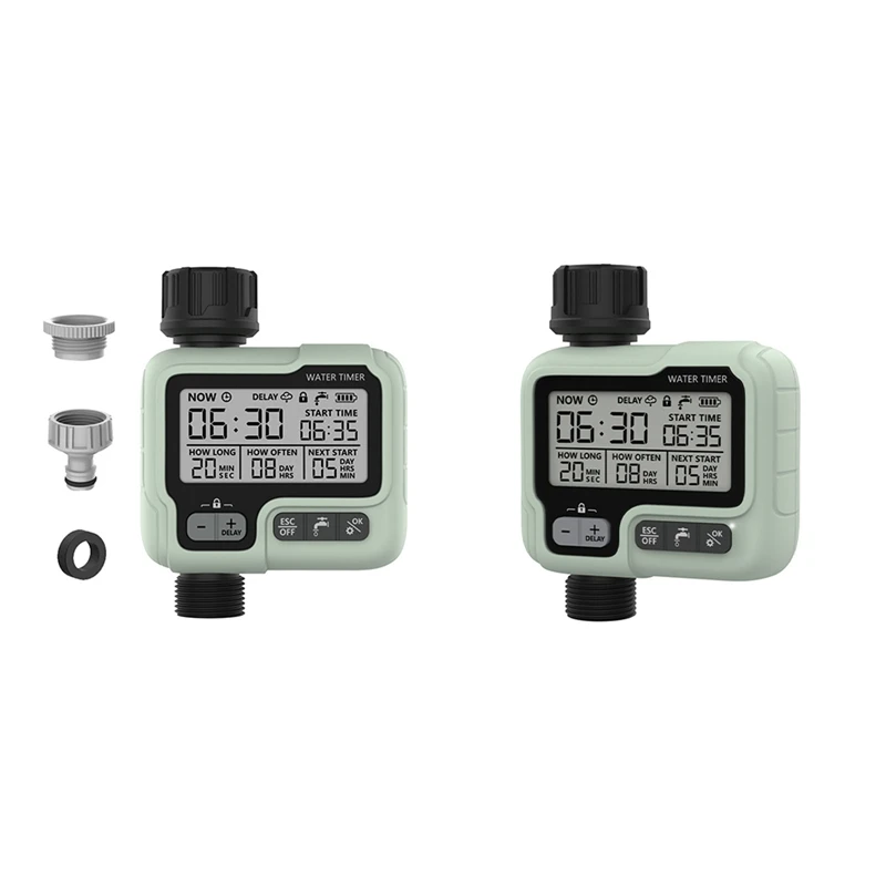

Programmable Water Timer Automatic Watering Device Timer For Garden Hose, Auto & Manual Watering Control For Yard, Lawns A