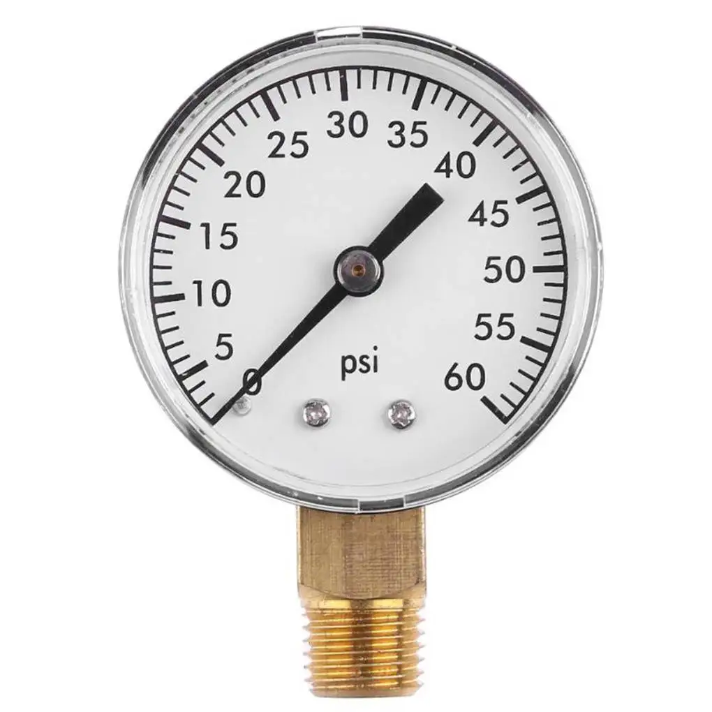 Meter Hydraulic Pressure Tester Gauge 1 4 Inch Npt Side Moun