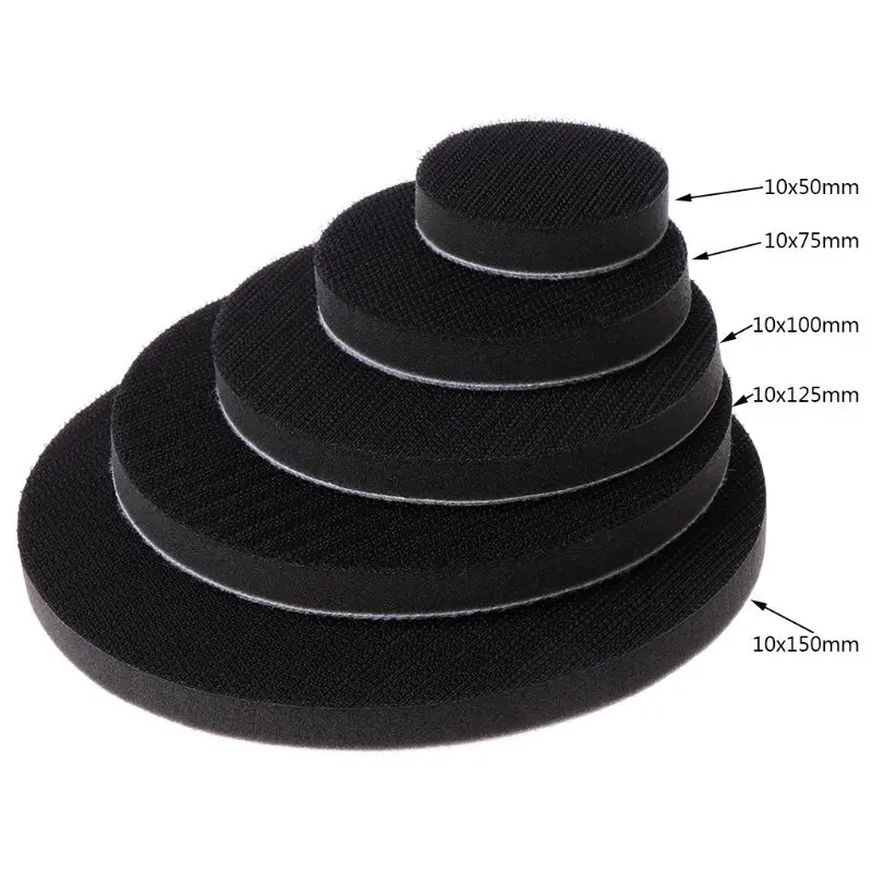 

6 Inches Interface Pads Hook & Loop Soft Sponge Cushion Buffer Pad Backing Pads for Polishing & Sanding Machines