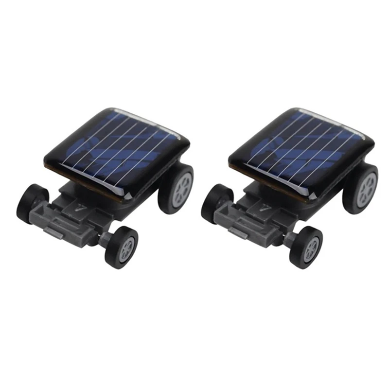 

FBIL-5X High Quality Smallest Mini Car Solar Power Toy Car Racer Educational Gadget Children Kid's Toys Solar Power Toy Black