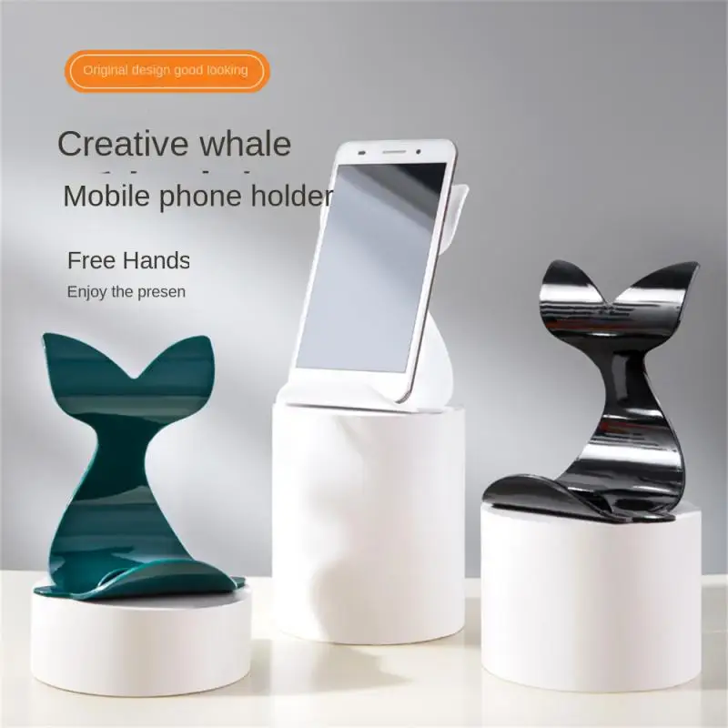 

Creative Cartoon Cute Whale Stand New Desktop Lazy Plastic Stand Suitable For 4-10.5 Inch Phones/tablets Small Gifts