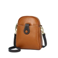 real cowhide cross body bags double zipper small women bag genuine leather shoulder strap satchel fashion ladies handbag