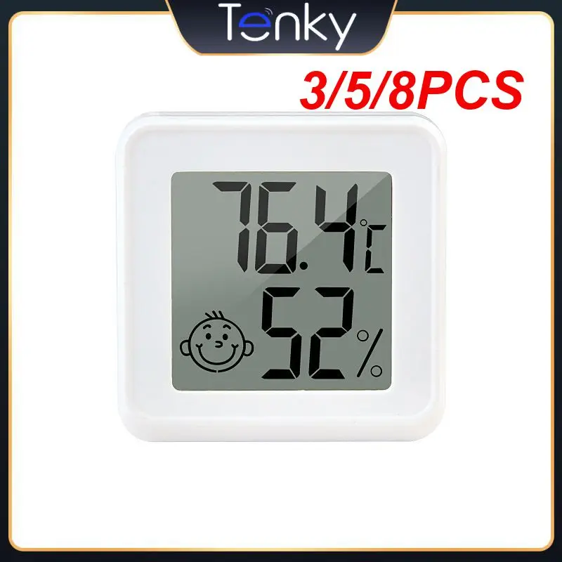 

3/5/8PCS Air Omfort Indicator Lcd Digital Gauge Weather Station Sensor Meter Indoor Digital Celsius/fahrenheit